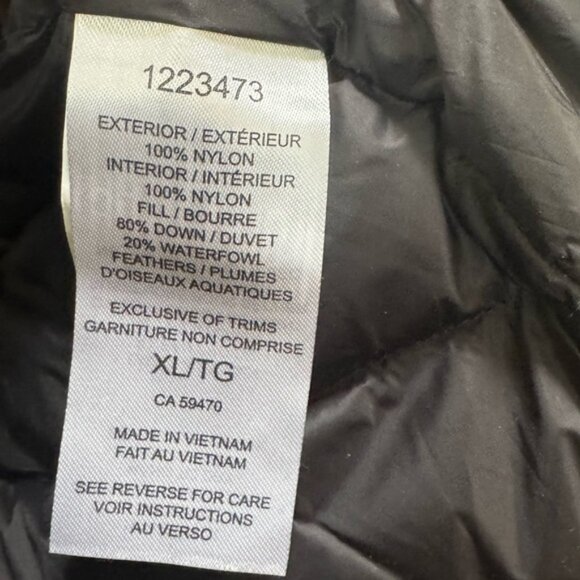 Gotcha Glacier Down Puffer Packable Jacket Zipper Pockets Coat Fitted Black XL - Picture 11 of 16